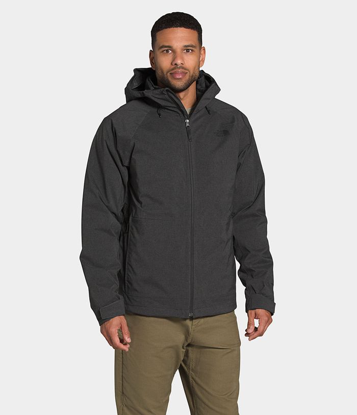 The North Face Regenjas Heren Thermoball™ Eco Triclimate® UFIG65417 - Donkergrijs